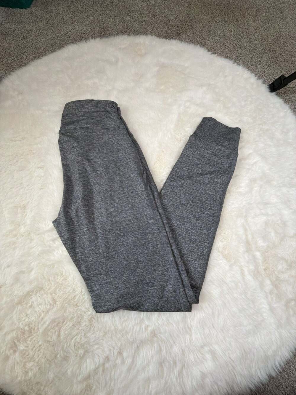 Aerie Chill. Play. Move. High-Waisted Grey Heathered Jogger Leggings